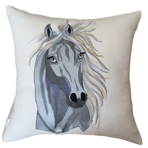 CAPA  ALMOFADA CAVALO LINHÃO 50X50